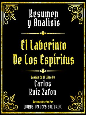 cover image of Resumen Y Analisis--El Laberinto De Los Espiritus